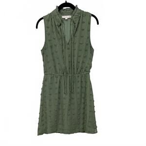 Inspired Hearts Elegant Sleeveless Dress in Olive Green